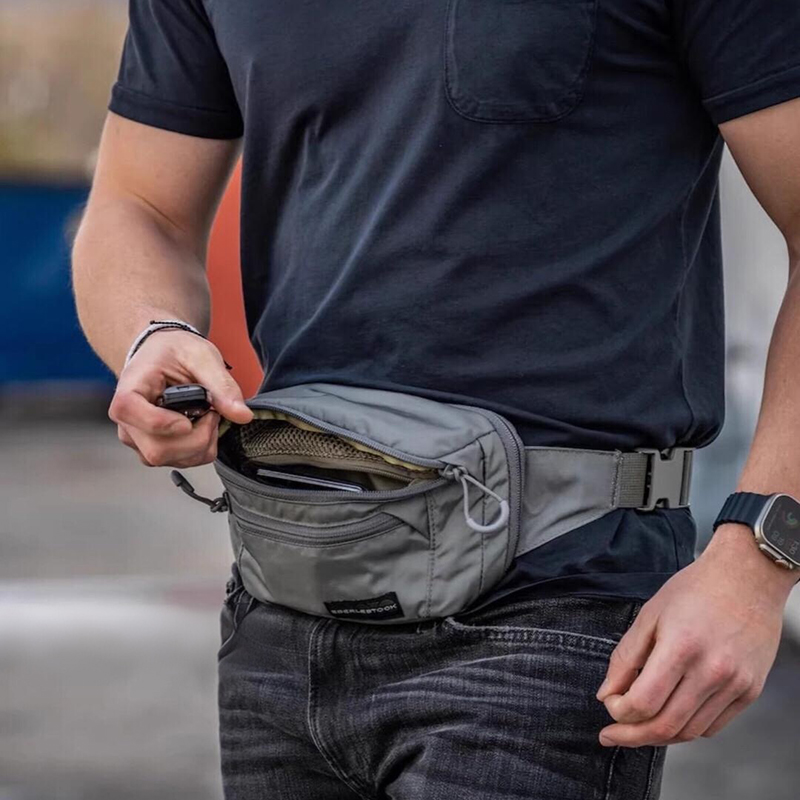Edc Carry Fanny Pack - Mens Belt Bag with Adjustable Strap