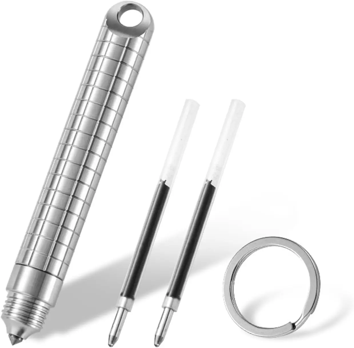 Edc Carry Pen - FEGVE Hamans Mini Ballpoint Pen Titanium