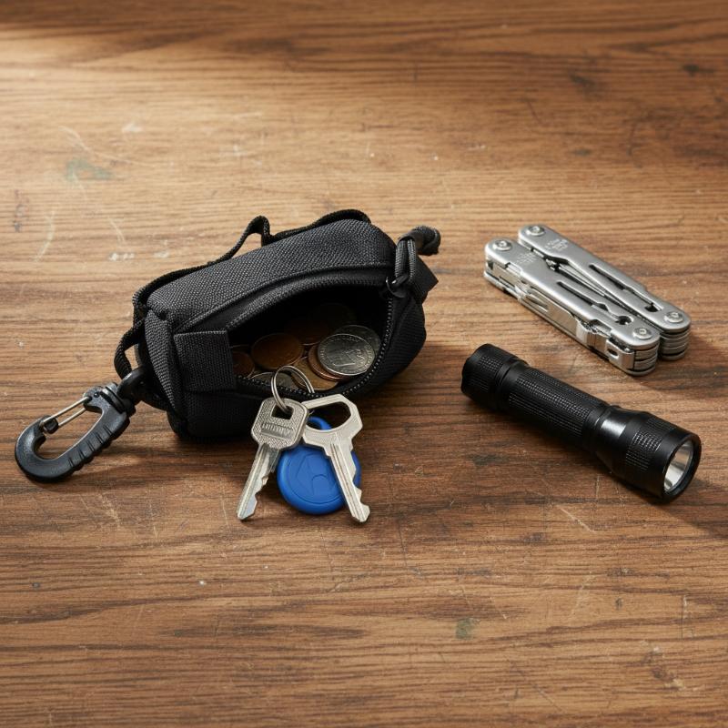 Outdoor EDC Pouch, Zipper Key  - Edc Deep Carry ulasan dan harga