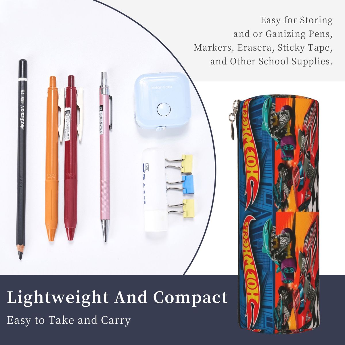 Hot Wheelss Car Pencil Case fo - Edc Carry Pen ulasan dan harga
