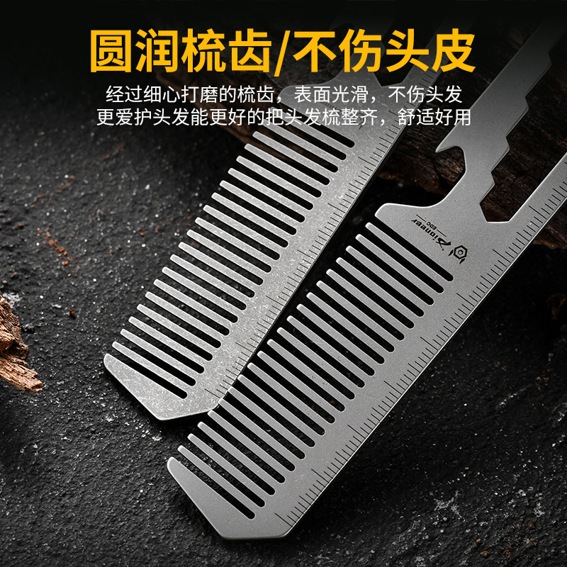 TC4 Titanium Alloy Comb, Bottl - Comb Pocket Titanium ulasan dan harga