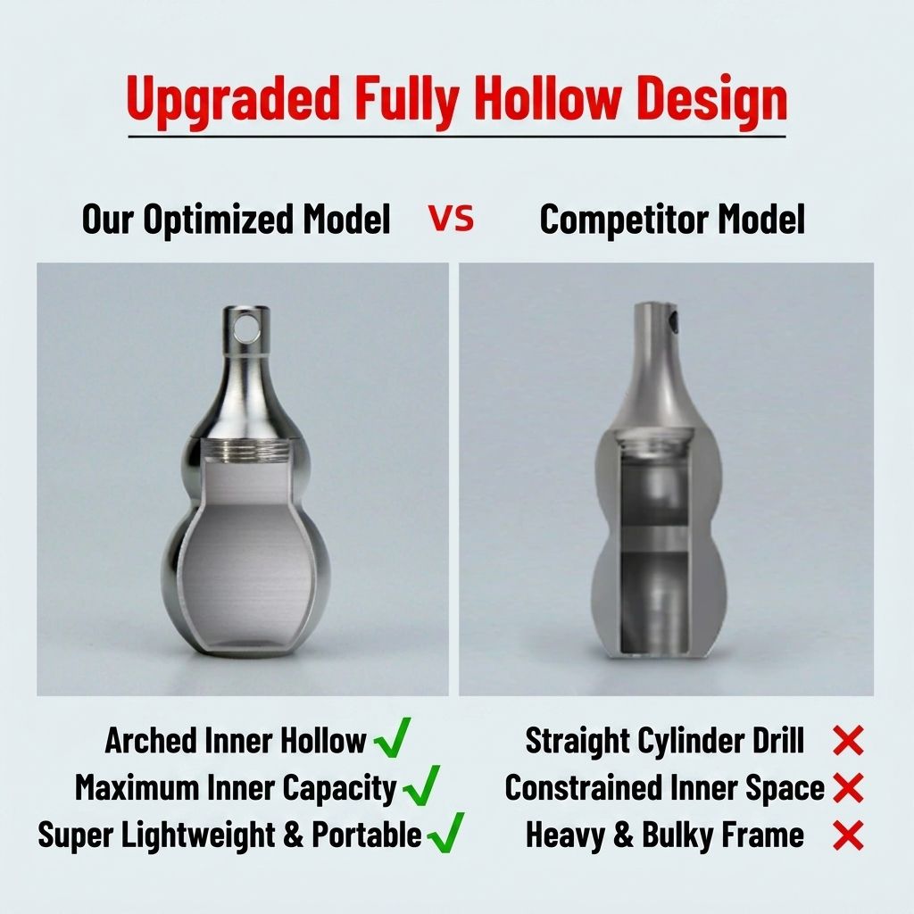 Tivosy Pure Titanium Lucky Gou - Pill Fob Capsule ulasan dan harga