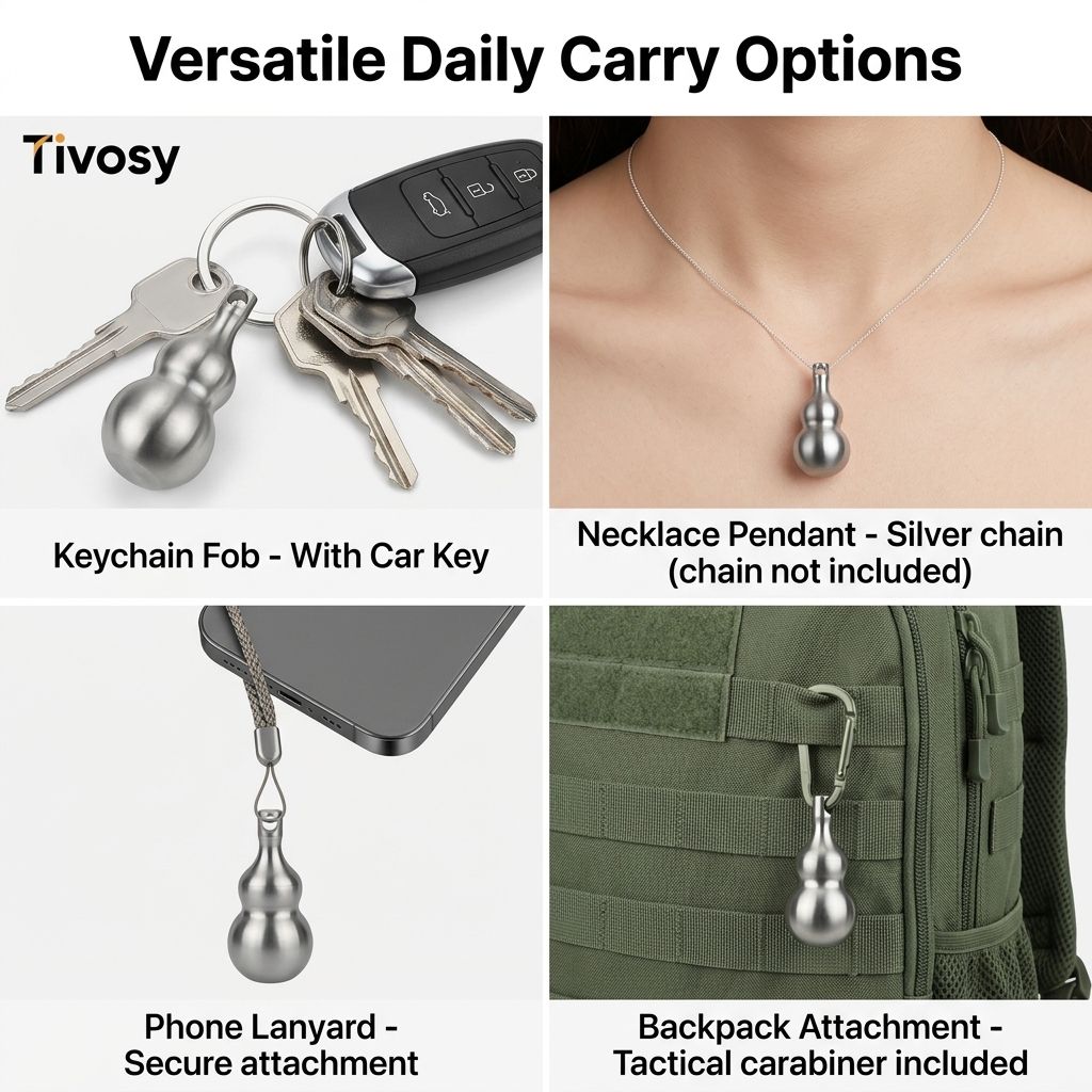 Tivosy Pure Titanium Lucky Gou - Pill Fob Capsule ulasan dan harga