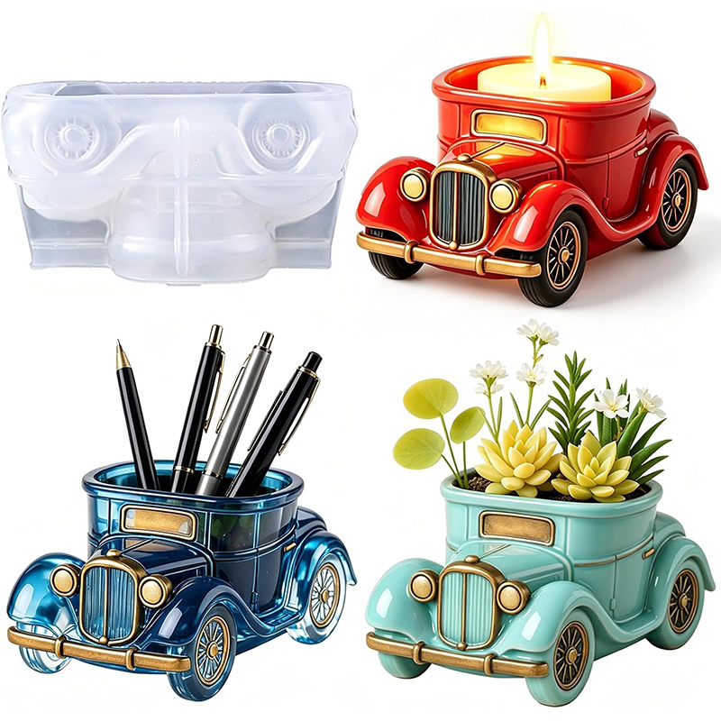 3D Vintage Bus Car Succulent P - Edc Carry Pen ulasan dan harga