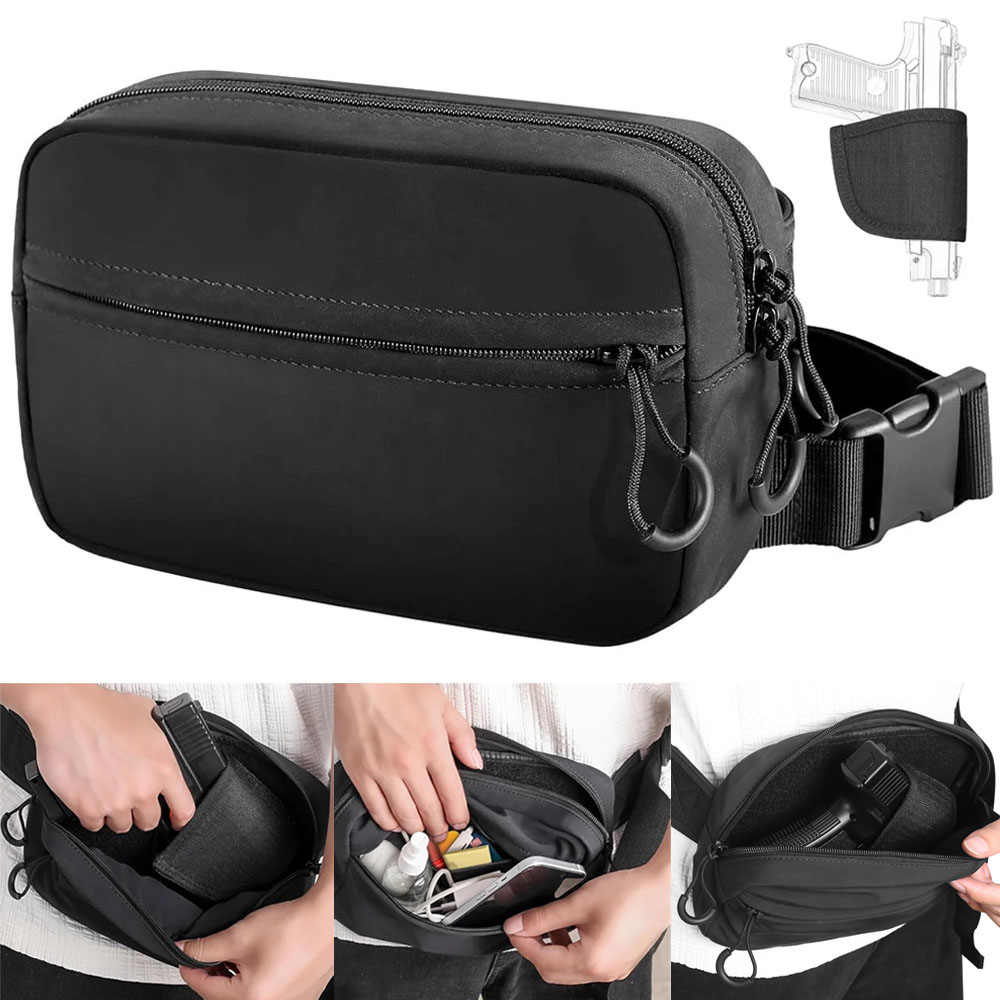 Concealed Carry Gun Bag Pistol - Edc Carry Fanny Pack ulasan dan harga