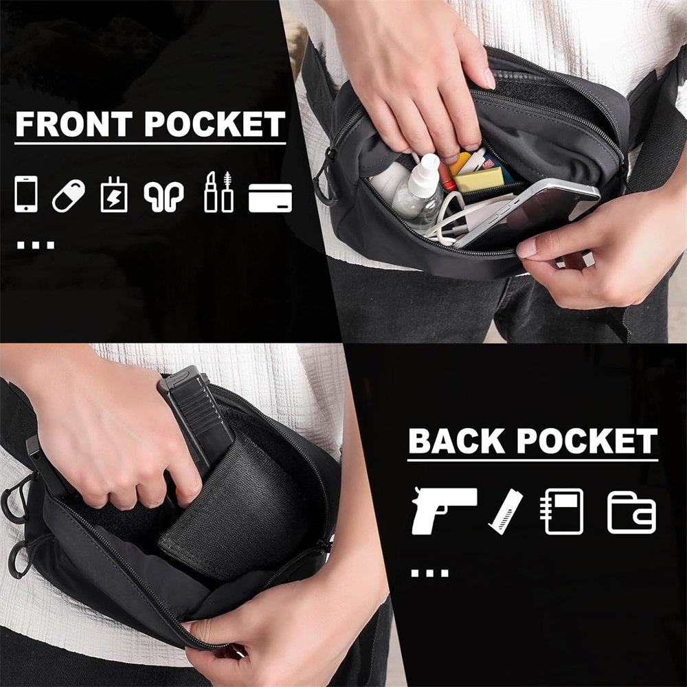 Concealed Carry Gun Bag Pistol - Edc Carry Fanny Pack ulasan dan harga