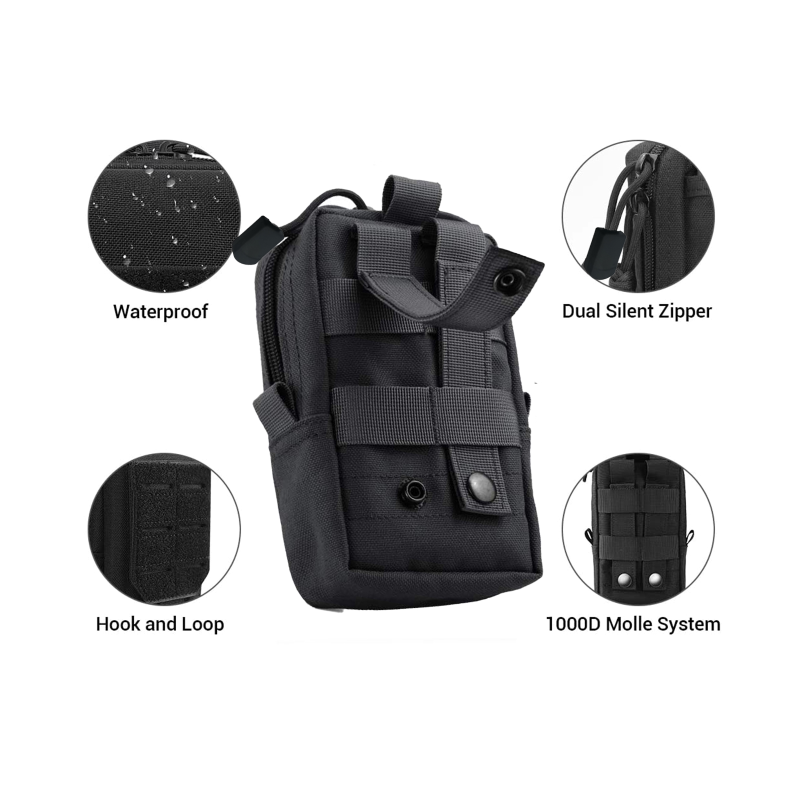Tactical Molle Pouch Waist Bag - Edc Deep Carry ulasan dan harga