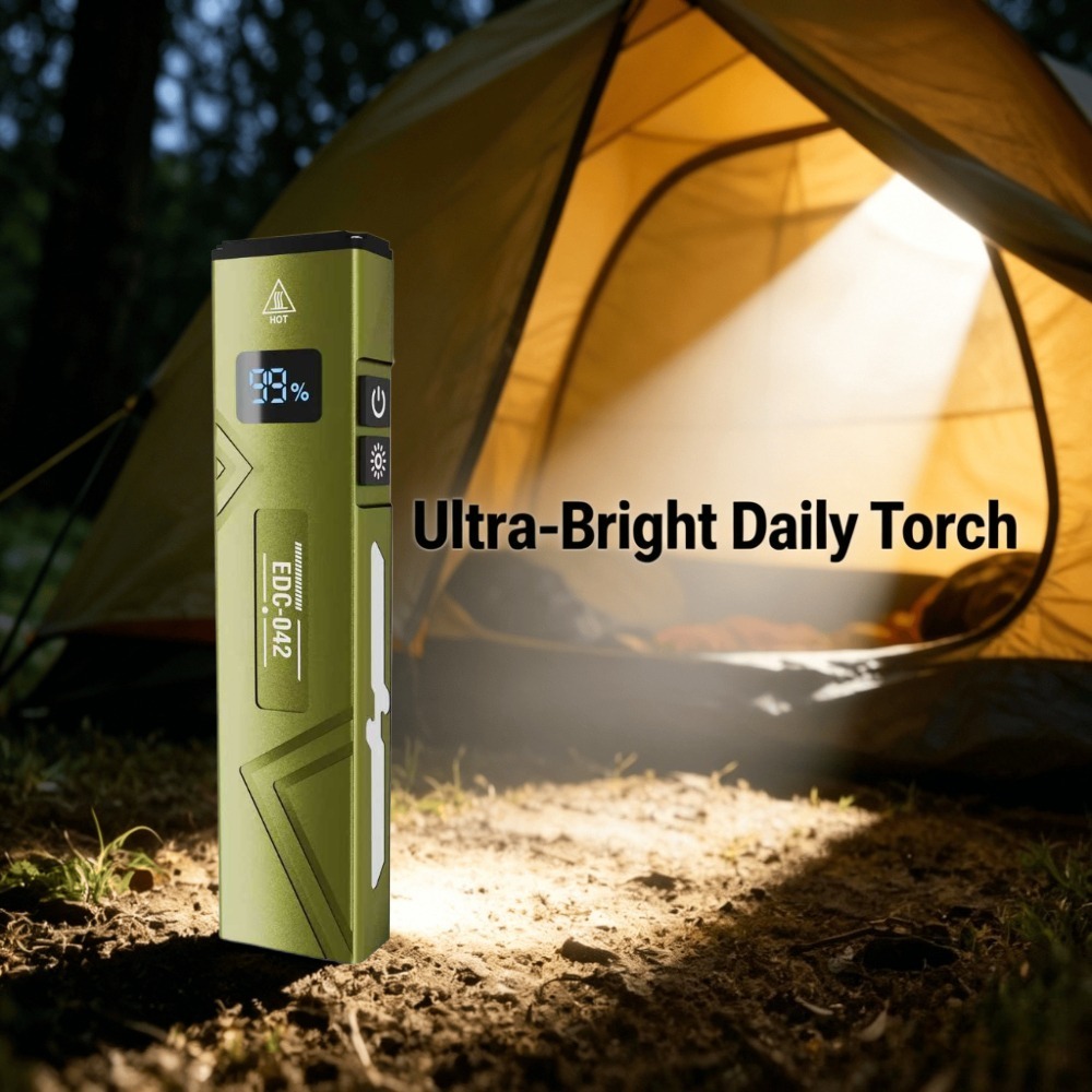 EDC Flashlight Rechargeable UV - Edc Carry Pen ulasan dan harga
