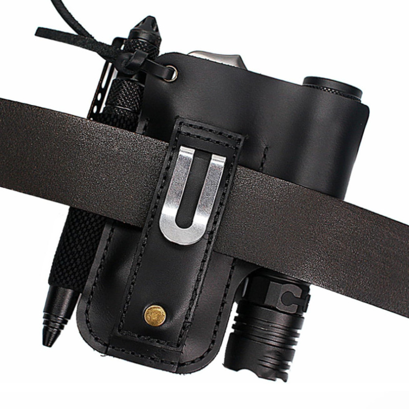 EDC Leather Flashlight Tool Ho - Edc Carry Knife ulasan dan harga