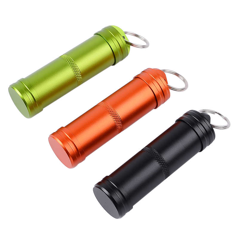 Waterproof Airtight Watertight - Pill Fob Capsule ulasan dan harga