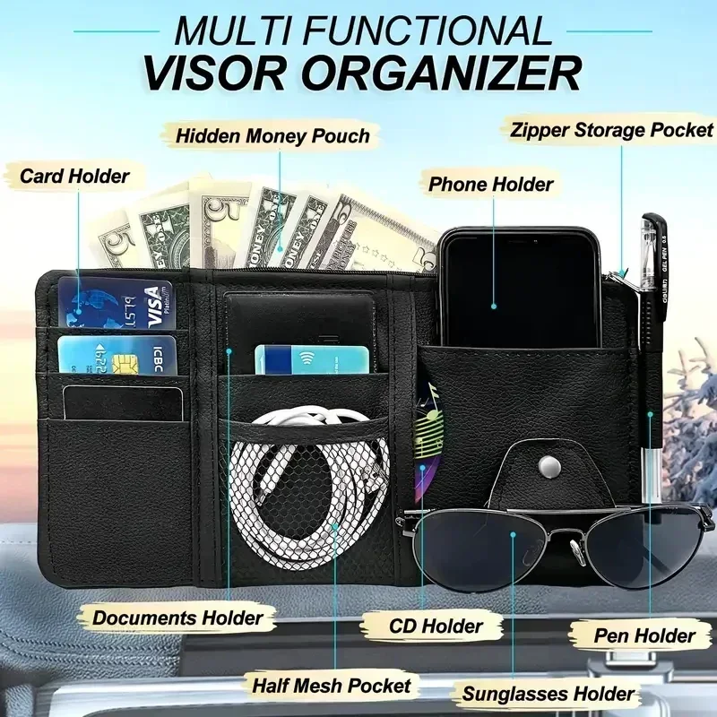 Car Sun Visor Organizer Multi- - Edc Carry Pen ulasan dan harga