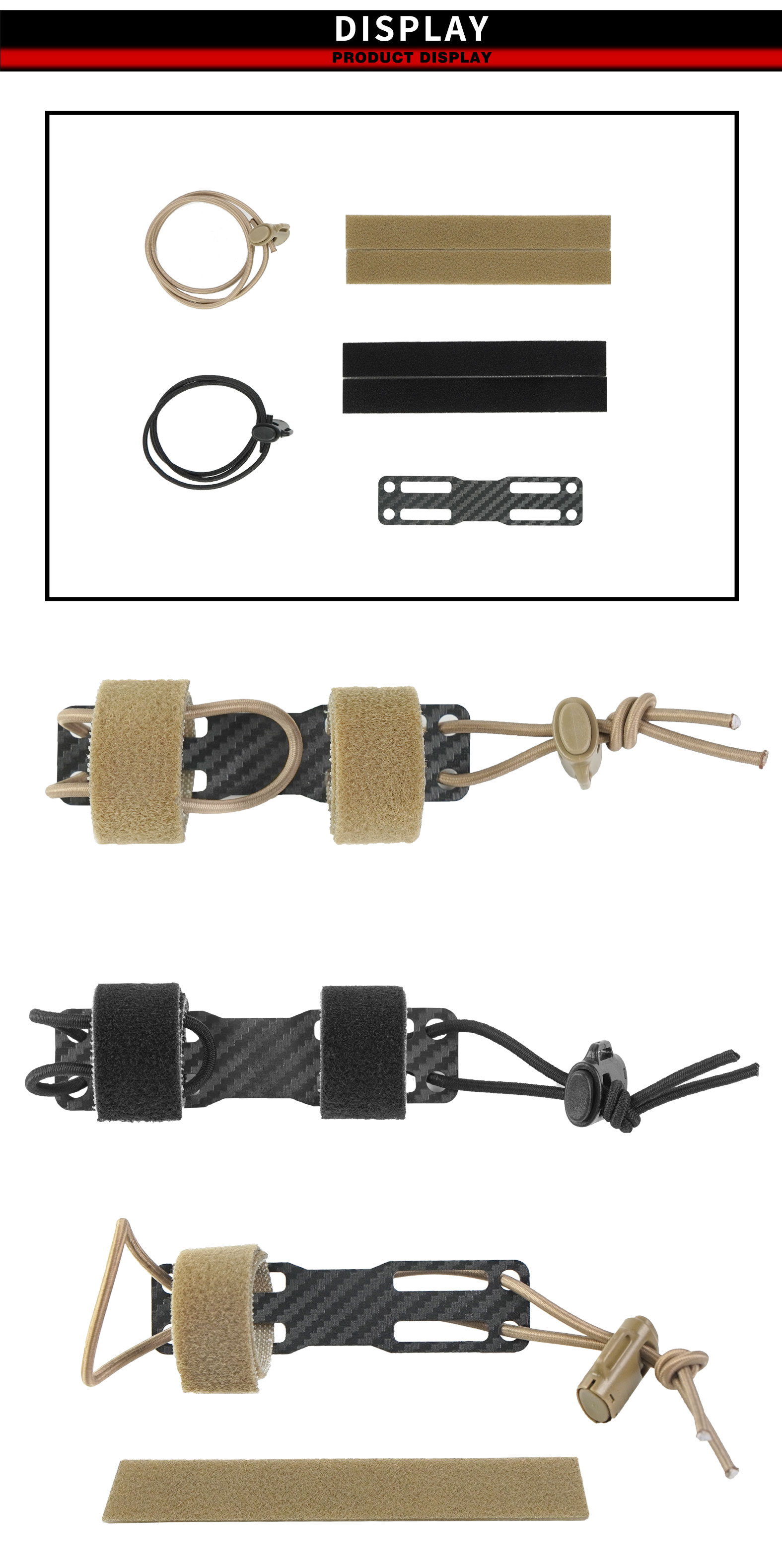 Tactical Tourniquet Holder wit - Edc Flex Carry Belt ulasan dan harga