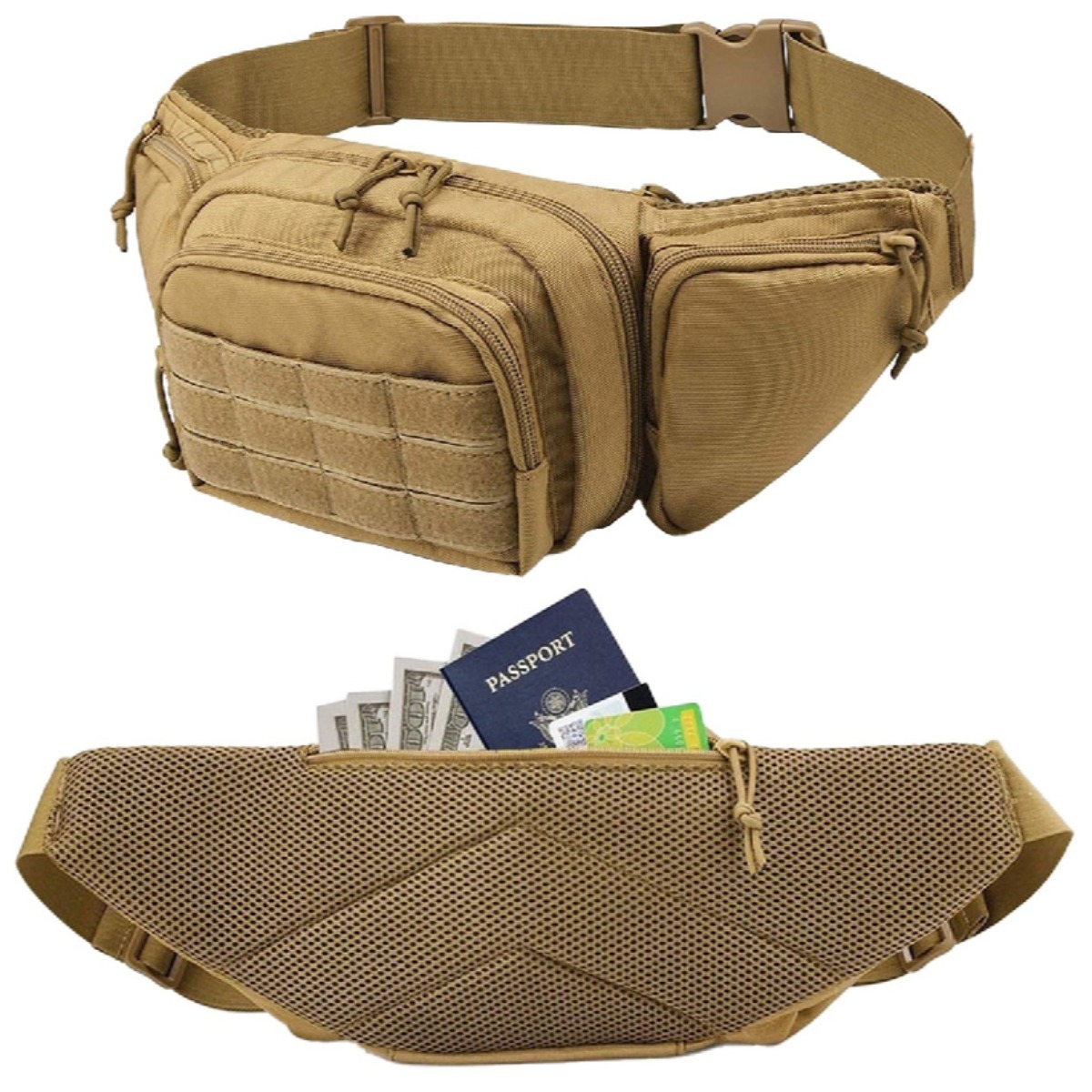 MOLLE Tactical Concealed Carry - Edc Carry Fanny Pack ulasan dan harga