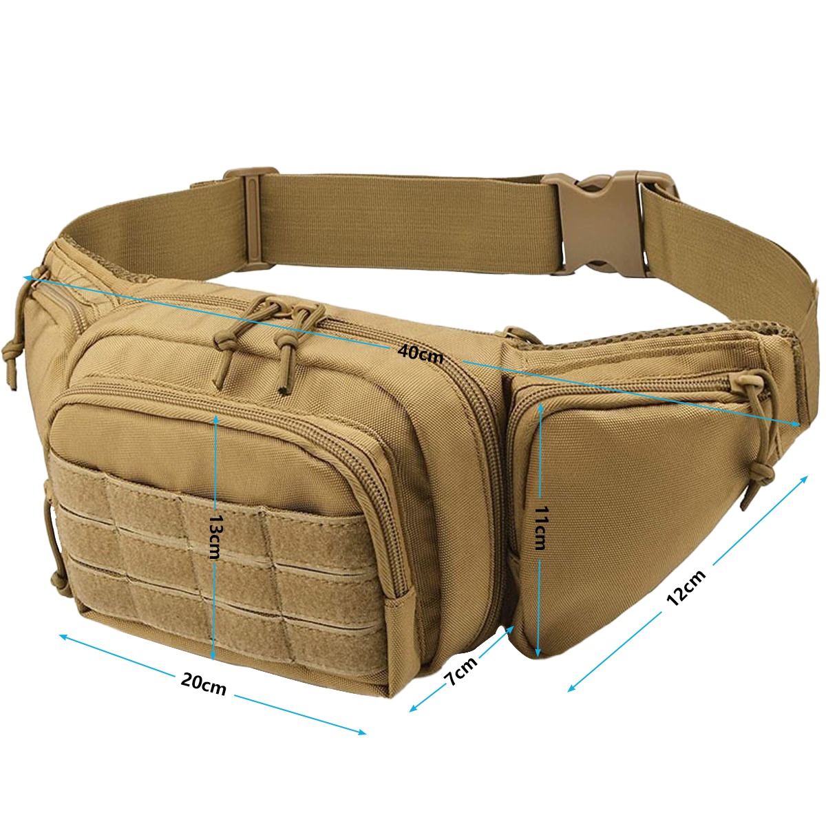 MOLLE Tactical Concealed Carry - Edc Carry Fanny Pack ulasan dan harga