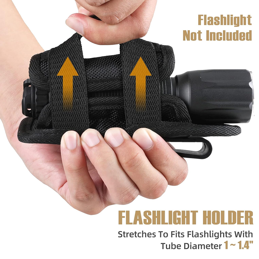 Tactical Flashlight Pouch Hols - Edc Carry Accessories ulasan dan harga