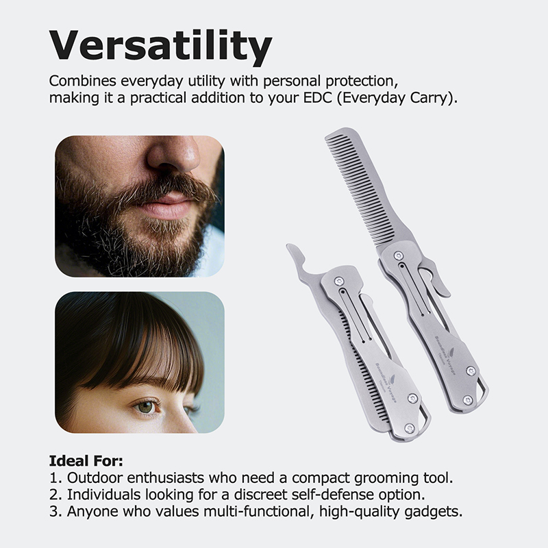 Boundless Voyage Folding Titan - Comb Pocket Titanium ulasan dan harga