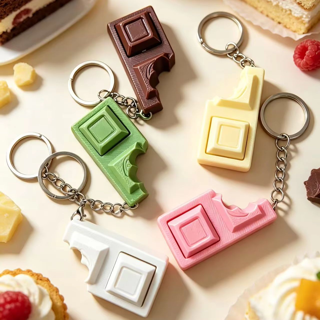 3D Simulated Chocolate Keyboar - Edc Deep Carry ulasan dan harga