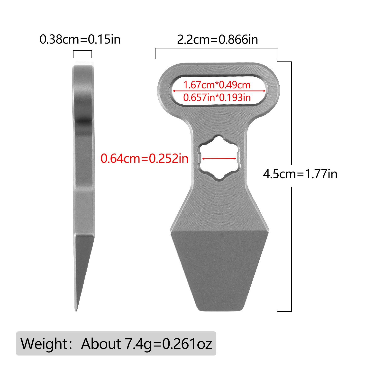 TC4 Titanium Alloy Keychain Pe - Edc Carry Accessories ulasan dan harga