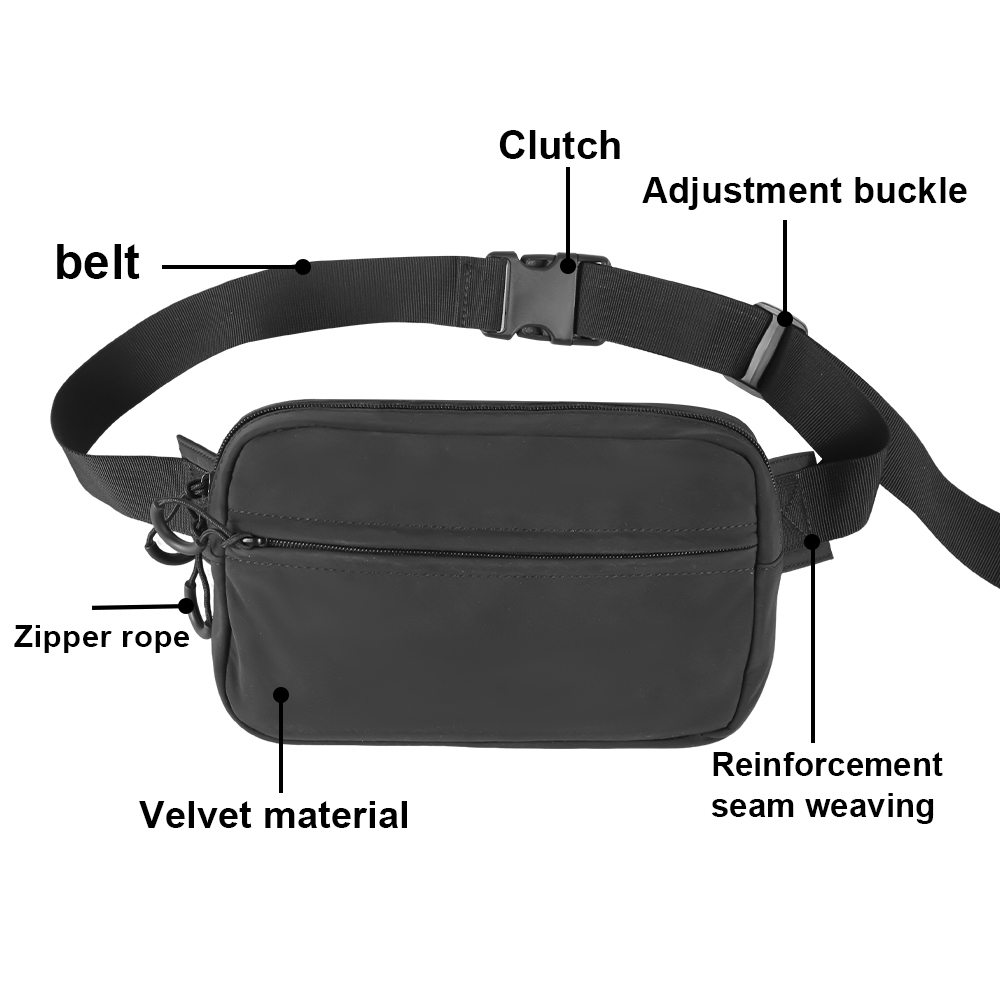 Tactical Crossbody Bag Pistol  - Edc Carry Fanny Pack ulasan dan harga