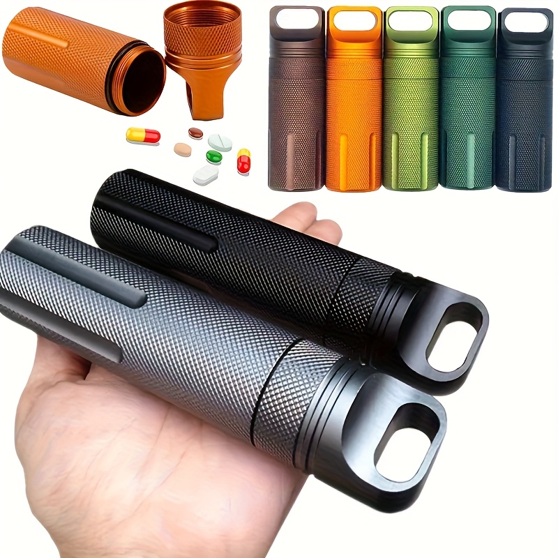 1Pack Aluminum Outdoor Dry Con - Pill Fob Capsule ulasan dan harga