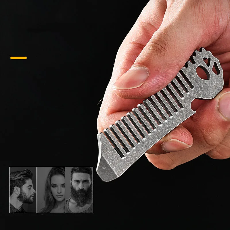 FEGVE Titanium alloy comb with - Comb Pocket Titanium ulasan dan harga