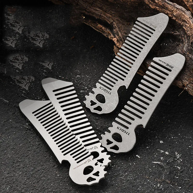 FEGVE Titanium alloy comb with - Comb Pocket Titanium ulasan dan harga