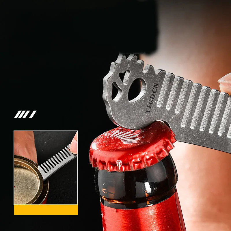 FEGVE Titanium alloy comb with - Comb Pocket Titanium ulasan dan harga