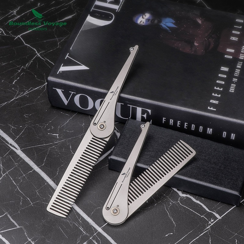 Pure Titanium Foldable Hair Co - Comb Pocket Titanium ulasan dan harga