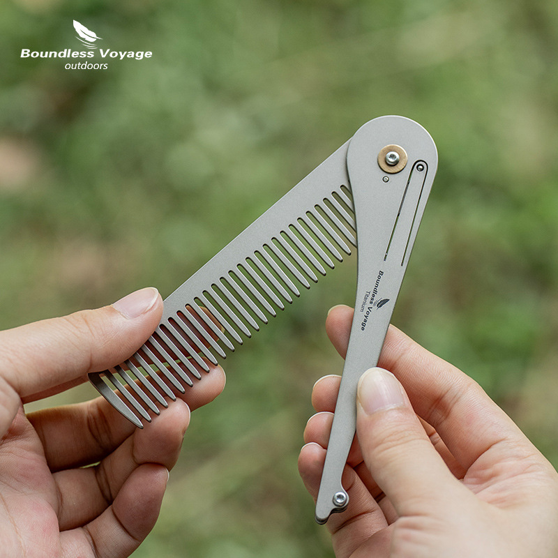 Pure Titanium Anti-Static Fold - Comb Pocket Titanium ulasan dan harga