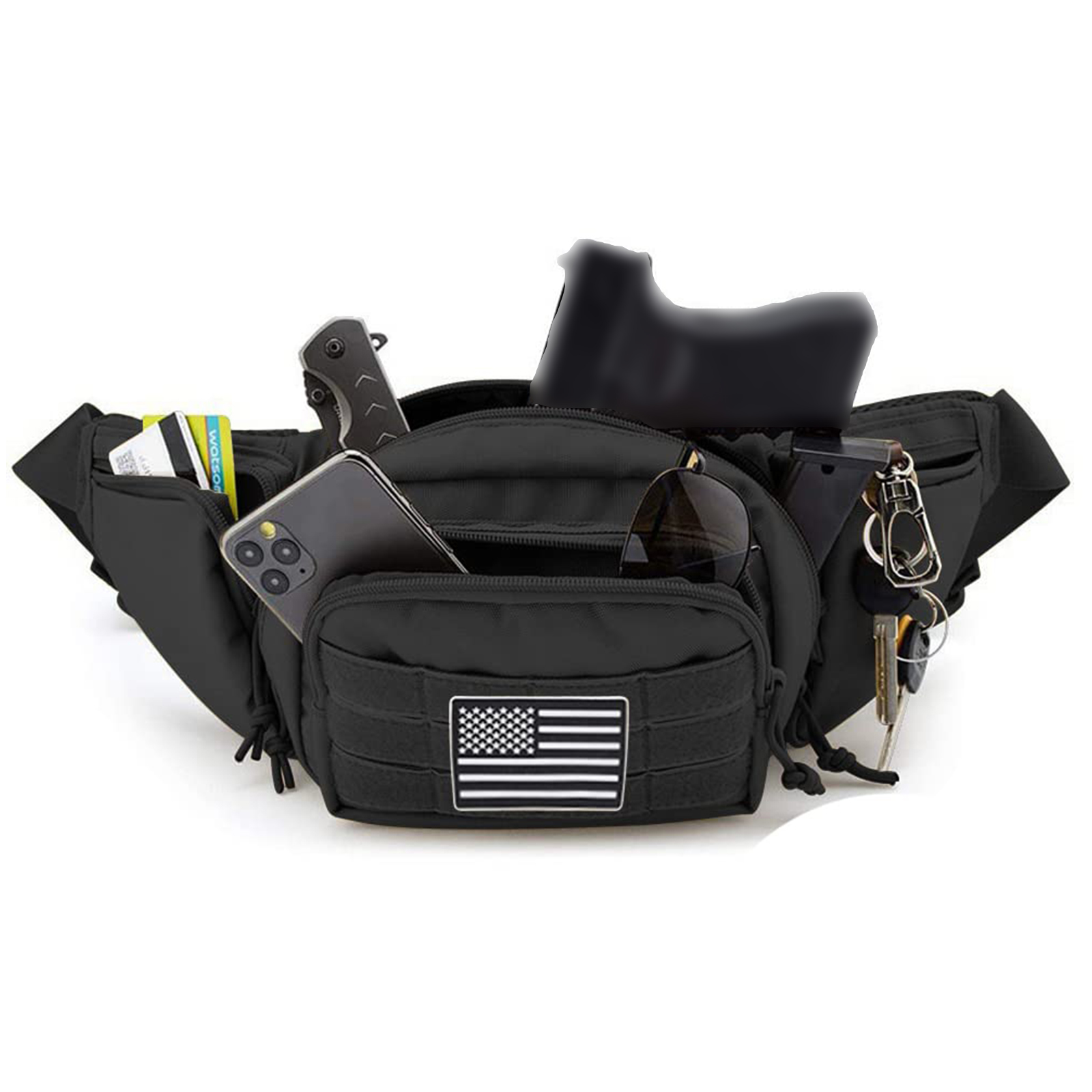 Tactical Fanny Pack Gun Holste - Edc Carry Fanny Pack ulasan dan harga